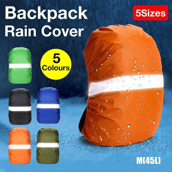 M Size Outdoor Foldable Backpack Waterproof Rain Cover Rucksack Camping Travel Bag Green Backpack Covers