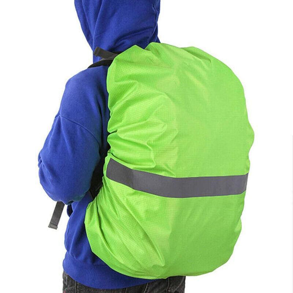 L Size Outdoor Foldable Backpack Waterproof Rain Cover Rucksack Camping Travel Green Backpack Covers