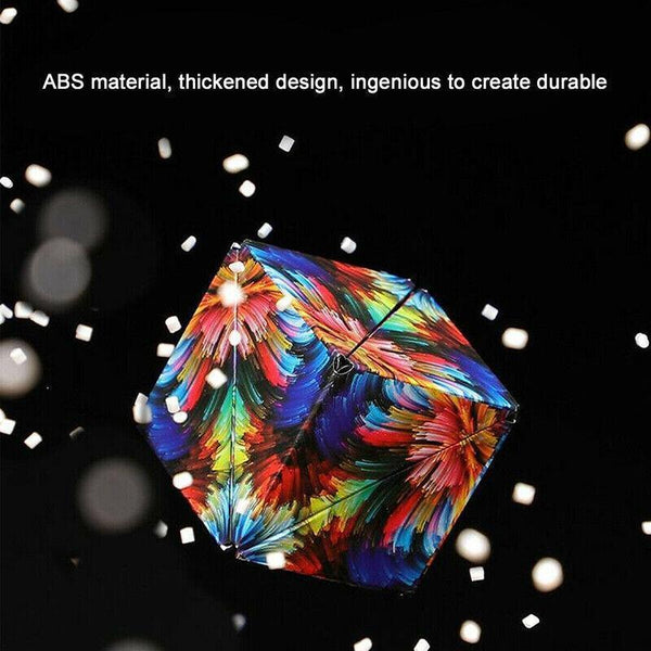Variety Changeable Magnetic Magic Cube 3D Hand Flip Puzzle Anti Stress Toys Gift Colourful Pattern Puzzles