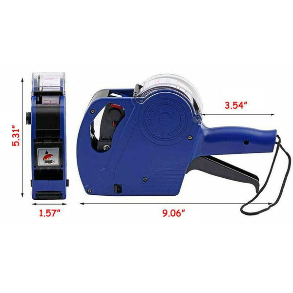 Tag Gun Labeller Kit With 6 Rolls Labels And 5 Inks Roller Yellow Label Tapes & Cartridges