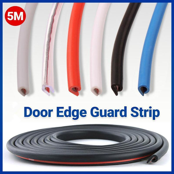 5M Car Door Edge Protector Strip Anti Scratch Protection Rubber Trim Seal Mouldings Trim