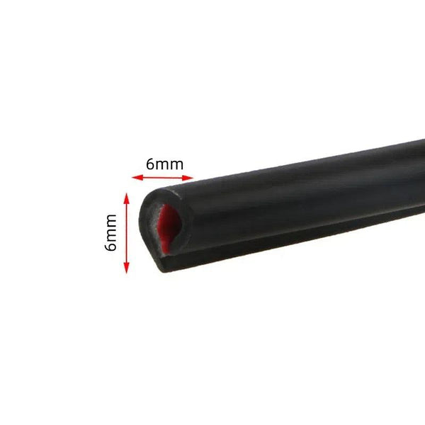 5M Car Door Edge Protector Strip Anti Scratch Protection Rubber Trim Seal Mouldings Trim