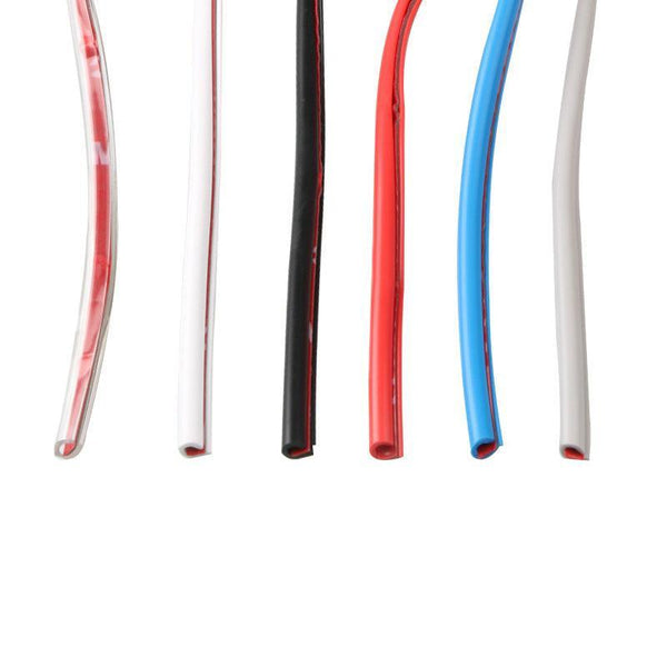 5M Car Door Edge Protector Strip Anti Scratch Protection Rubber Trim Seal Mouldings Trim