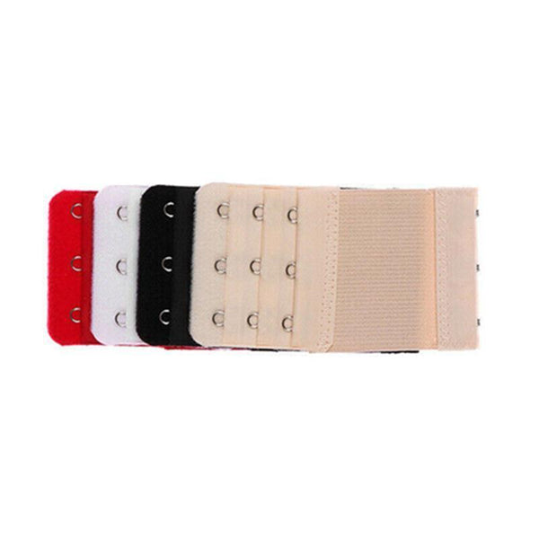 3 Hooks Underwear Extension Bra Buckle Extender Brassiere Strap Red Bra Accessories