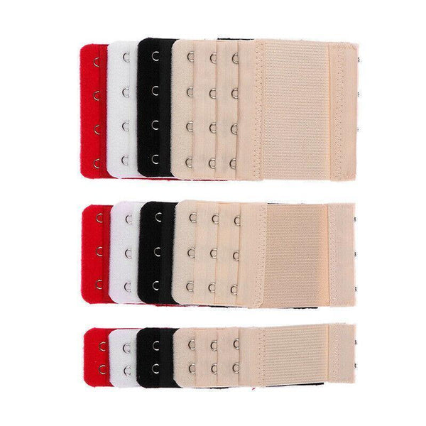 3 Hooks Underwear Extension Bra Buckle Extender Brassiere Strap Red Bra Accessories