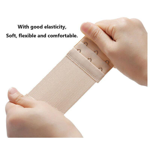 3 Hooks Underwear Extension Bra Buckle Extender Brassiere Strap Red Bra Accessories