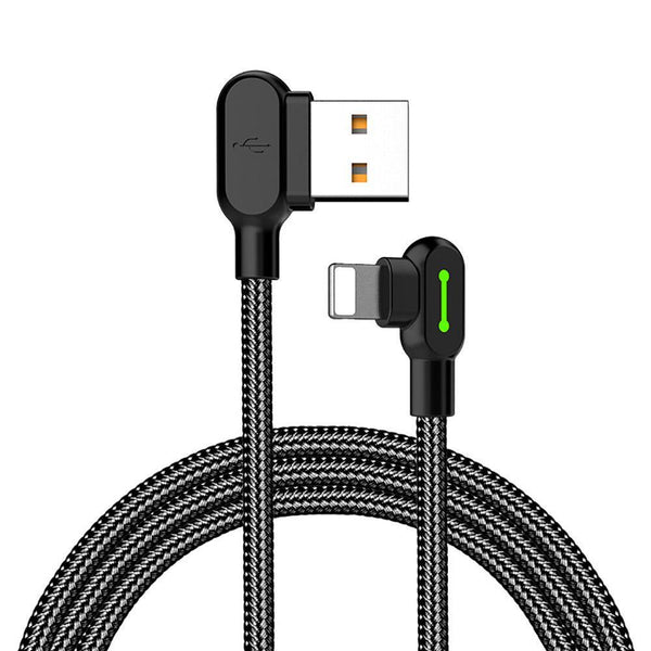 Mcdodo Fast Usb Cable Heavy Duty Charging Syn Charger Iphone 90 Degree Angle 1.2M Cables & Adapters