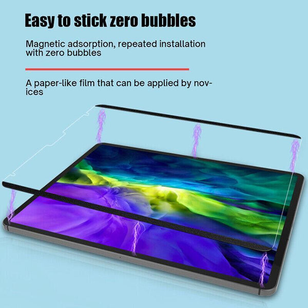 Magnetic Paper Film Like Screen Protector For Ipad Pro11 Mini Air 4 9.7 10.2 4/5 (7.9") Screen Protectors