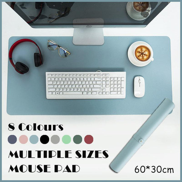 60*30Cm Leather Mouse Pad Gaming Waterproof Mousepad Desk Mat Anti Slip Rubber Black Mouse Pads & Wrist Rests