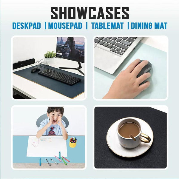 60*30Cm Leather Mouse Pad Gaming Waterproof Mousepad Desk Mat Anti Slip Rubber Black Mouse Pads & Wrist Rests