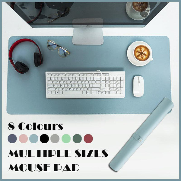 Large Leather Gaming Mouse Pad Waterproof Desk Keyboard Mat 120 X 60Cm Light Green Mouse Pads & Wrist Rests