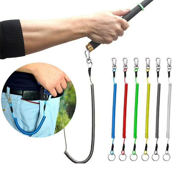 6X Fishing Lanyards Boating Ropes Kayak Secure Pliers Lip Grips Tackle Tool Black Other Tackle & Accessories