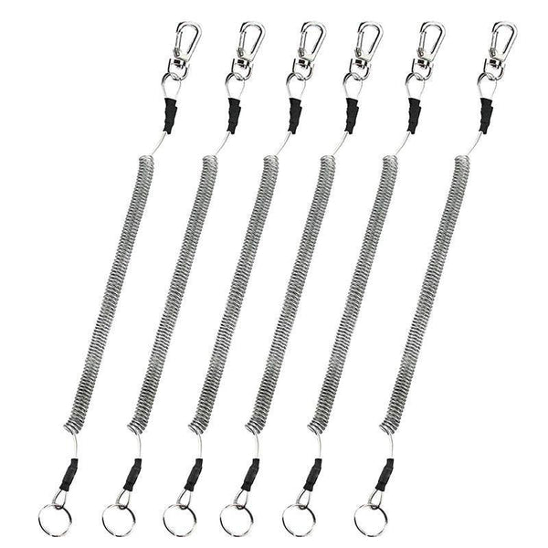 6X Fishing Lanyards Boating Ropes Kayak Secure Pliers Lip Grips Tackle Tool Black Other Tackle & Accessories