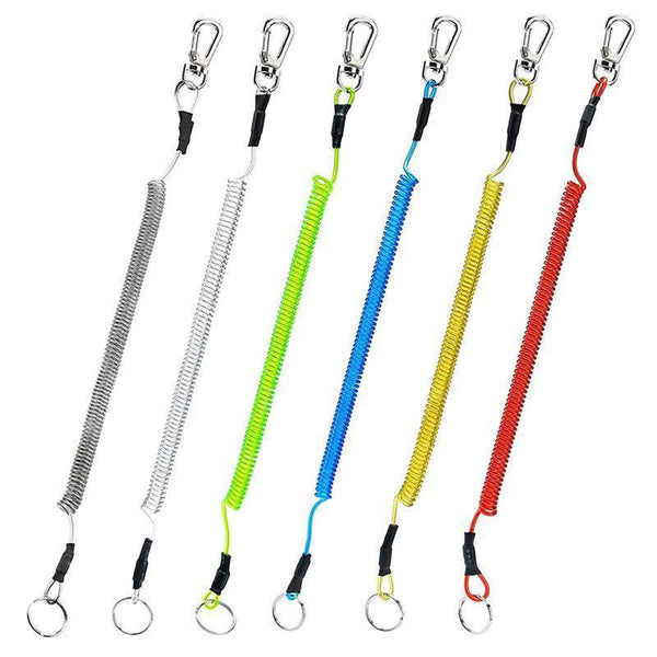 6X Fishing Lanyards Boating Ropes Kayak Secure Pliers Lip Grips Tackle Tool Black Other Tackle & Accessories