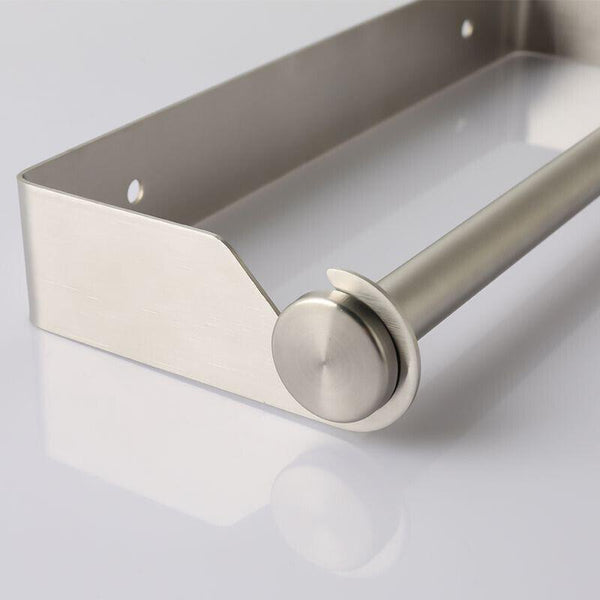 Paper Towel Holder Under Cabinet Wall Mount Stainless Steel Rack Kitchen Black Paper Towel Holders