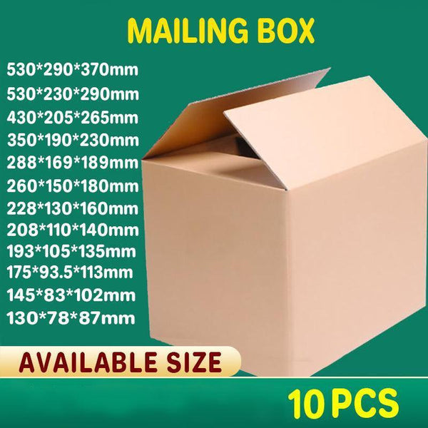 3 Layer Mailing Box Carton Small Medium Large Cardboard Parcel Boxes 145X83x102mm Shipping & Moving Boxes