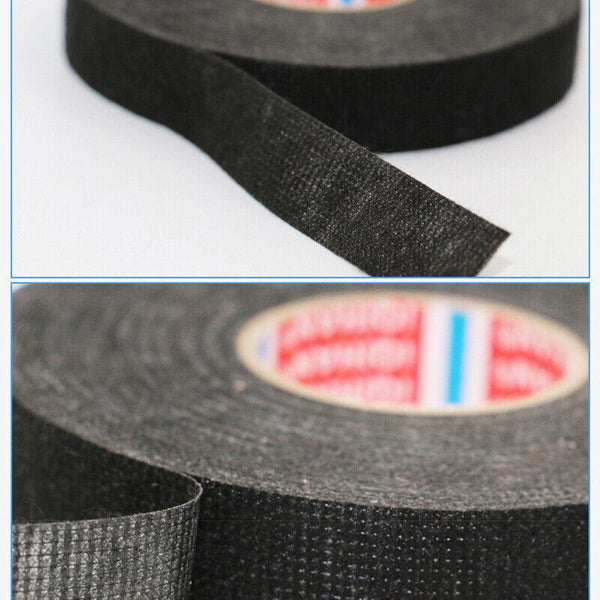4Pcs 19Mmx 15M Adhesive Cloth Fabric Tape Cable Loom Wiring Harness For Car Auto Adhesive Tapes