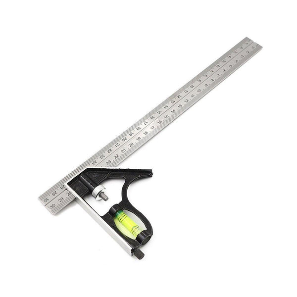 300Mm Horizontal Movable Angle Ruler Adjustable Measuring Tool For Engineering Other Measuring & Layout Tools