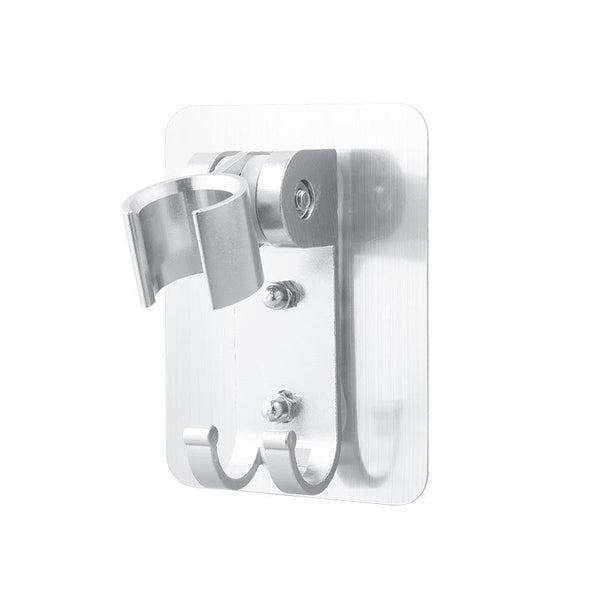Bracket Suction Shower Head Handset Holder Bathroom Wall Mount +Hooks Shower Head Holders