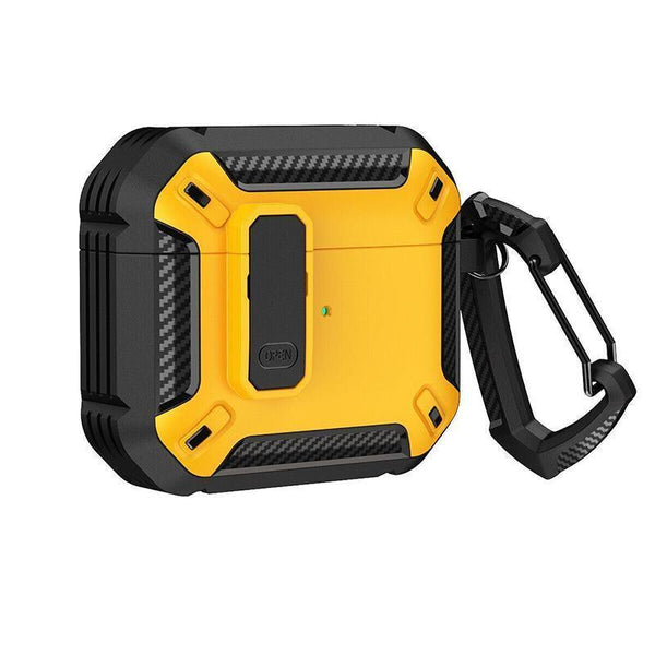 For Apple Airpods Pro And Pro2 Case Armor Earphone Heavy Duty Shockproof Cover Black&Blue 3 Earbud Cases