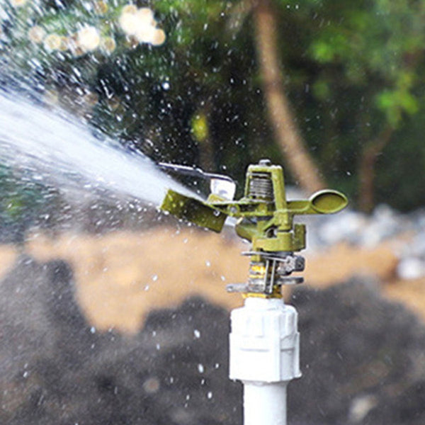 360 Degrees Alloy Sprinkler Head Garden Lawn Rotating Nozzle Adjustable Angle Durable Lawn Sprinklers & Sprinkler Heads