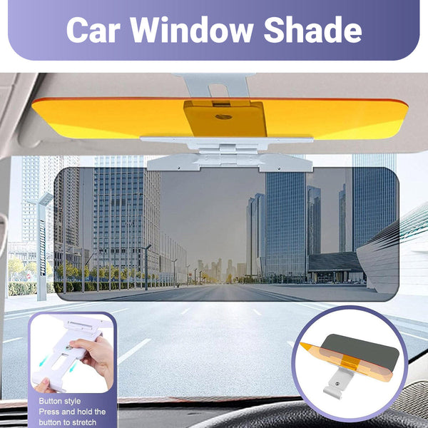 Day Night Anti Glare Sun Visor Mirror High Beam Shield Driver Eye Protection Sun Visors