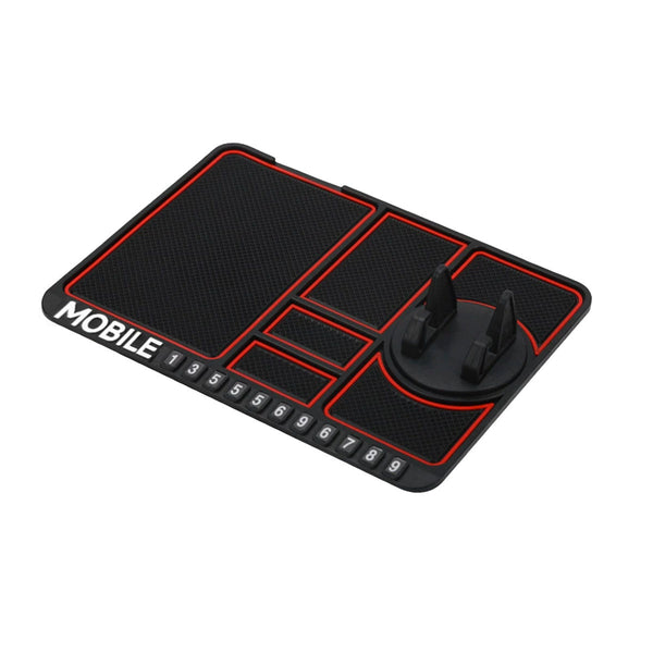 Car Mobile Phone Holder Dashboard Mount Mat Non Slip Grip Stand Anti Pad Black Mounts & Holders
