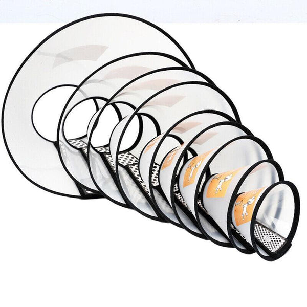 Pet Cat Dog Protective Cone Collar Elizabethan Wound Healing Recovery 4 Dog Collars
