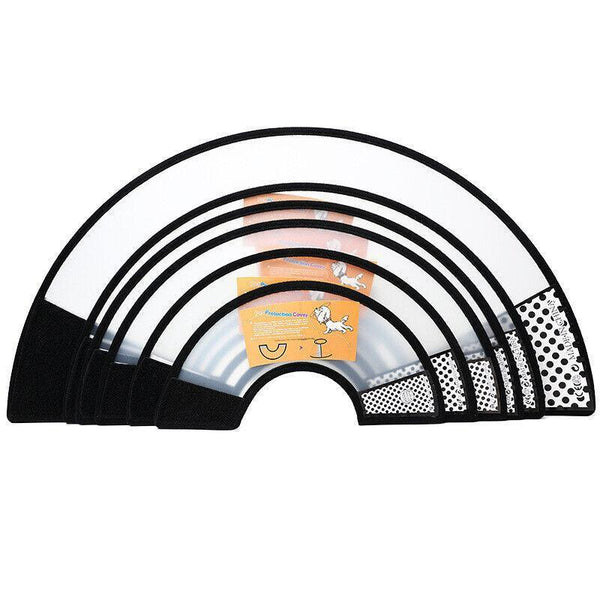 Pet Cat Dog Protective Cone Collar Elizabethan Wound Healing Recovery 4 Dog Collars