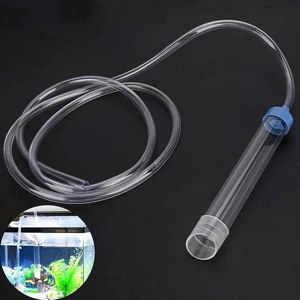 Aquarium Gravel Cleaner Siphon Hose Manual Water Changer For Small Fish Tanks Cleaning & Maintenance