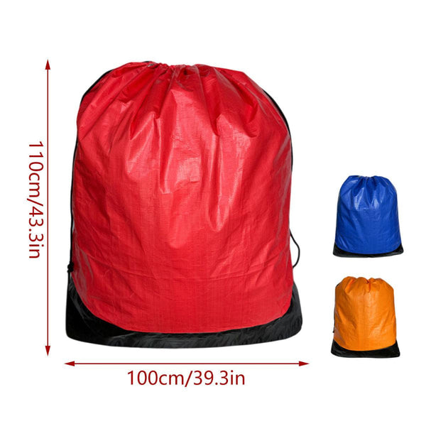 Waterproof Drawstring Moving Bag Large Packing Transfer For Travel Storag Blue Storage Bags