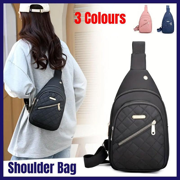 Chest Bag Crossbody Sports Simple Casual For Travel Outdoor Dark Blue Bags