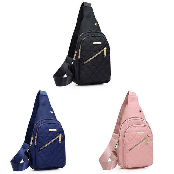 Chest Bag Crossbody Sports Simple Casual For Travel Outdoor Dark Blue Bags