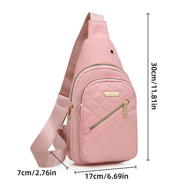 Chest Bag Crossbody Sports Simple Casual For Travel Outdoor Dark Blue Bags