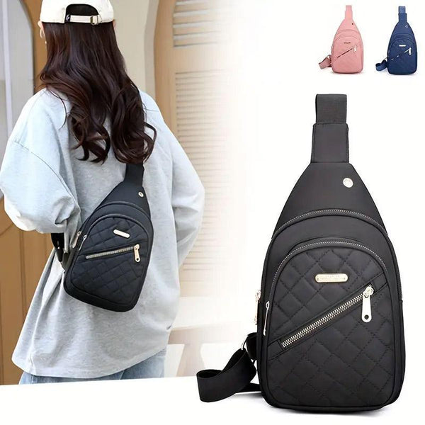 Chest Bag Crossbody Sports Simple Casual For Travel Outdoor Dark Blue Bags