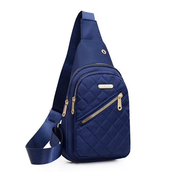 Chest Bag Crossbody Sports Simple Casual For Travel Outdoor Dark Blue Bags