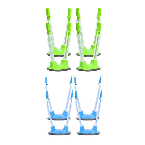 8Pcs Kitchen Bag Holder Stand Plastic Storage Rack Food Organizer Other Kitchen Storage