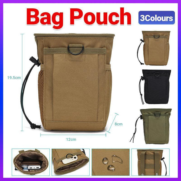 Utility Multi Purpose Tactical Waist Bag Belt Molle Pouch Military Wallet Pack Black Waist Packs & Bags