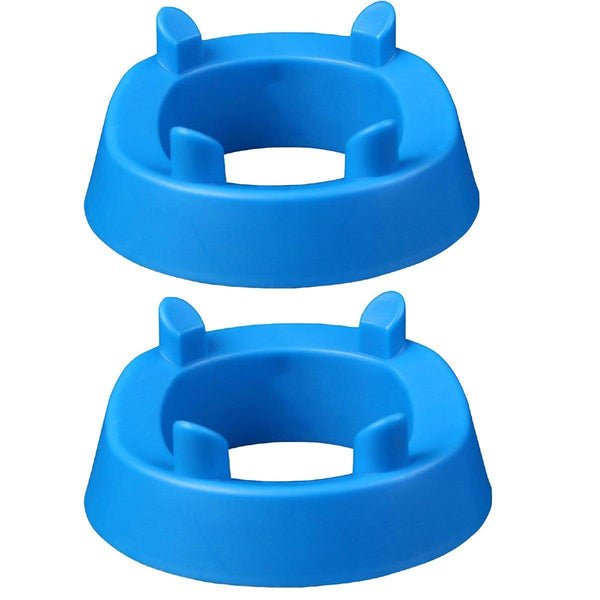 2Pcs Football Basketball Volleyball Storage Stand Multi Functional Ball Holder Blue Basketballs