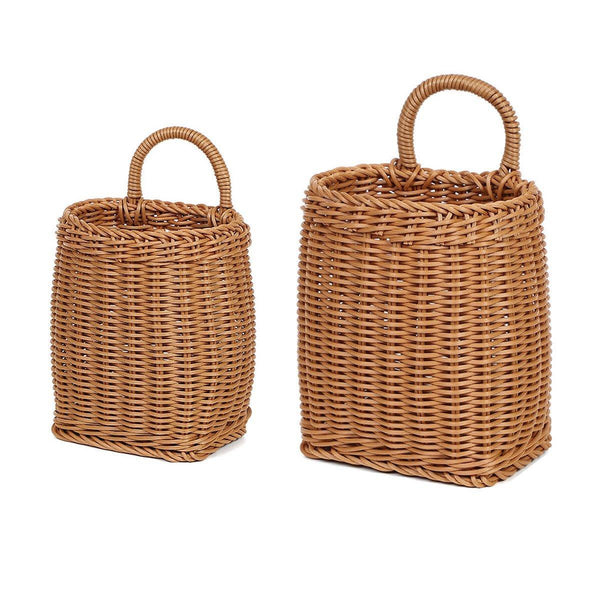 Wall Hanging Basket Kitchen Storage Small Flower Organizer 12Cm Storage Bins & Baskets