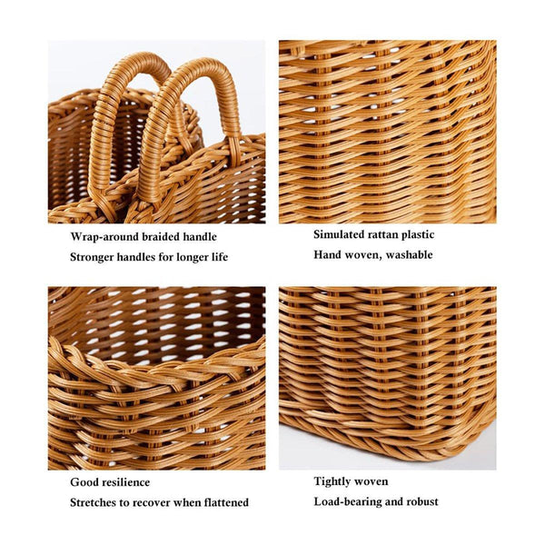 Wall Hanging Basket Kitchen Storage Small Flower Organizer 12Cm Storage Bins & Baskets