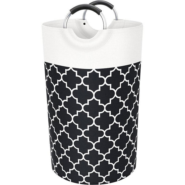 82L Large Capacity Laundry Basket For Dirty Clothes Toy Storage And Organizing Black Laundry Baskets & Hampers