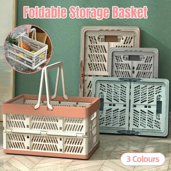 Foldable Picnic Basket Lightweight Storage For Outdoor Use Grey Picnic Baskets & Backpacks