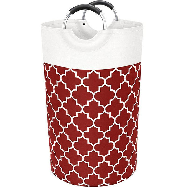 82L Large Capacity Laundry Basket For Dirty Clothes Toy Storage And Organizing Red Laundry Baskets & Hampers