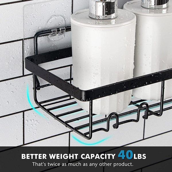 Perforation Free Bathroom Shelf Space Saving Storage Rack Organizer For Home Use Bathroom Storage & Organisers