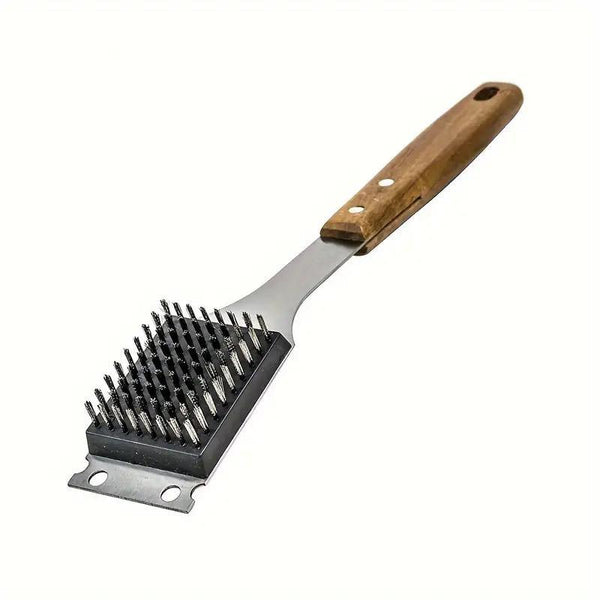 Bbq Grill Cleaning Brush Heavy Duty Wire Scraper For Outdoor Maintenance Barbecue Accessories