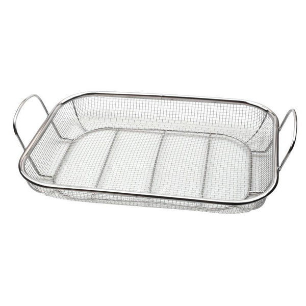 Stainless Steel Square Barbecue Basket Multifunctional Tray Grilling Vegetables Barbecue Accessories
