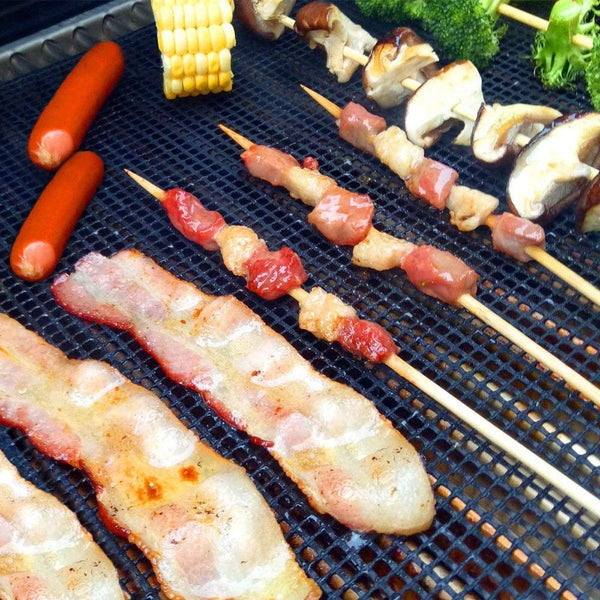 Non Stick Bbq Grill Mat Mesh Liner Cooking Barbecue Sheet Baking Pad Parts & Accessories