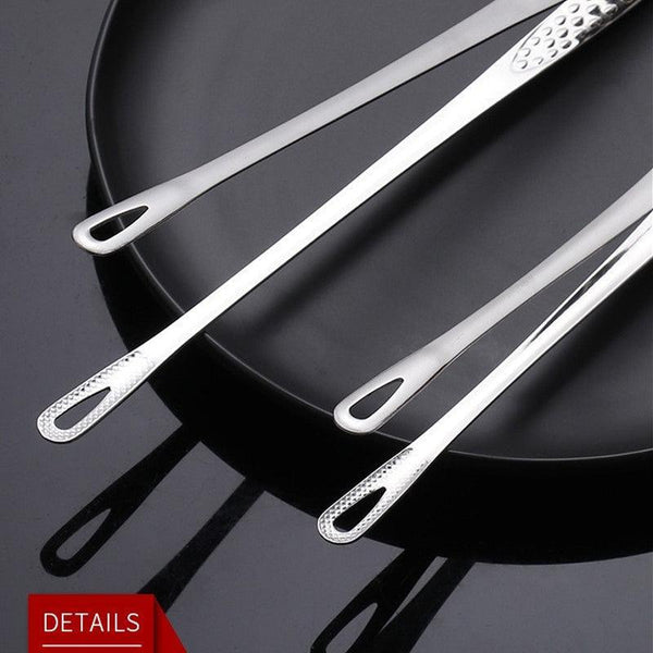 24/28Cm Stainless Steel Kitchen Grill Straight Tweezers Bbq Food Tools 24Cm Tongs