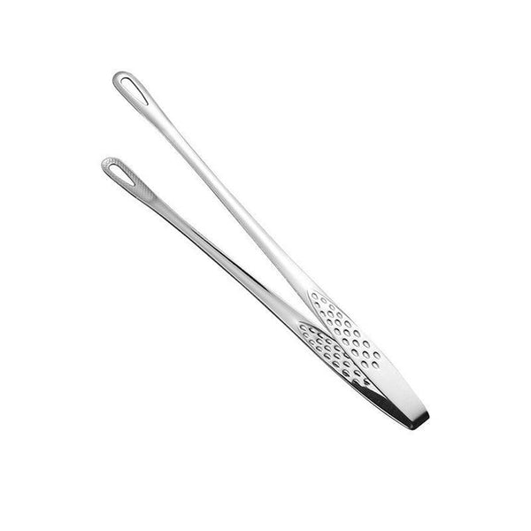 24/28Cm Stainless Steel Kitchen Grill Straight Tweezers Bbq Food Tools 24Cm Tongs